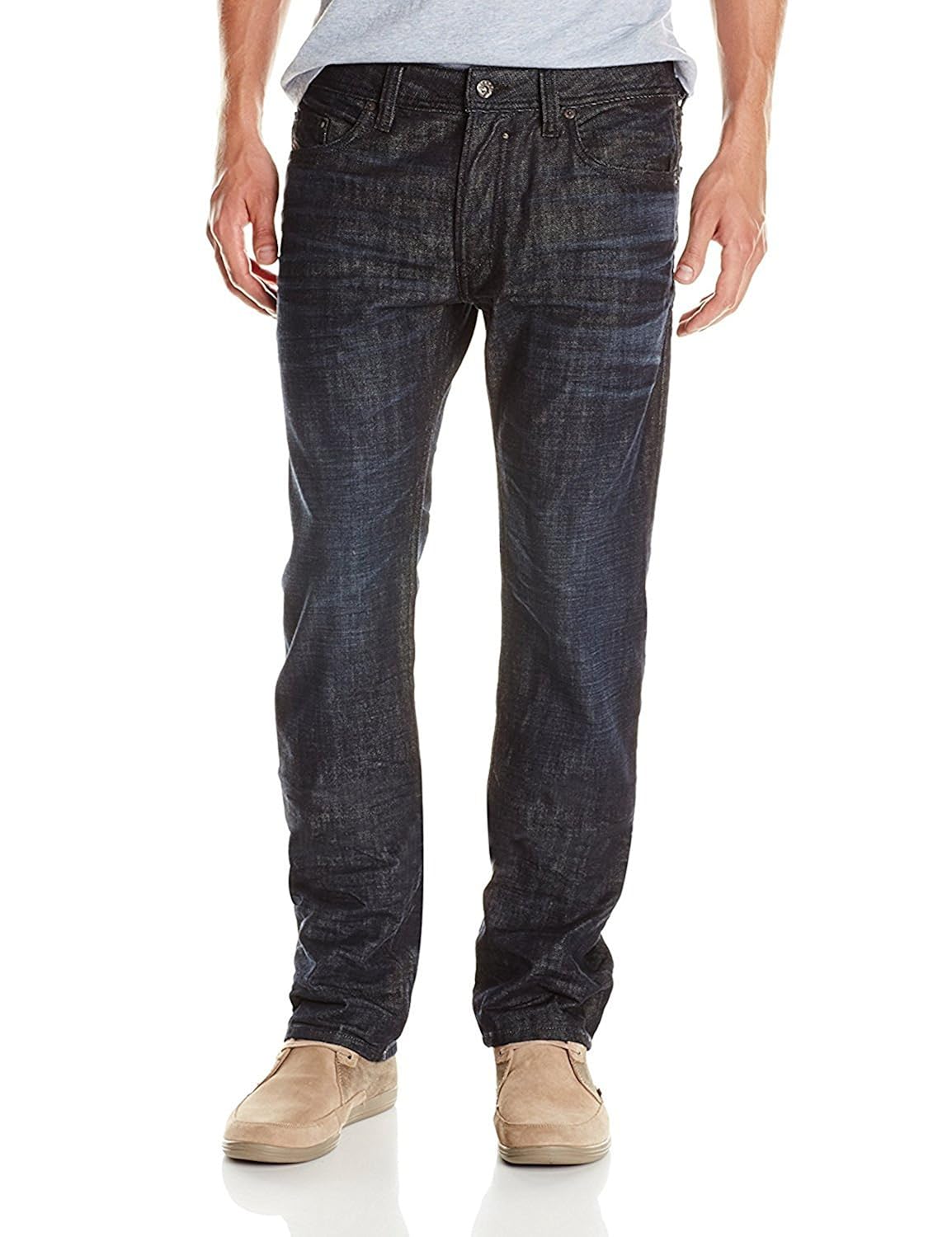 diesel mens safado regular slim straight leg jean 0u801 牛仔色